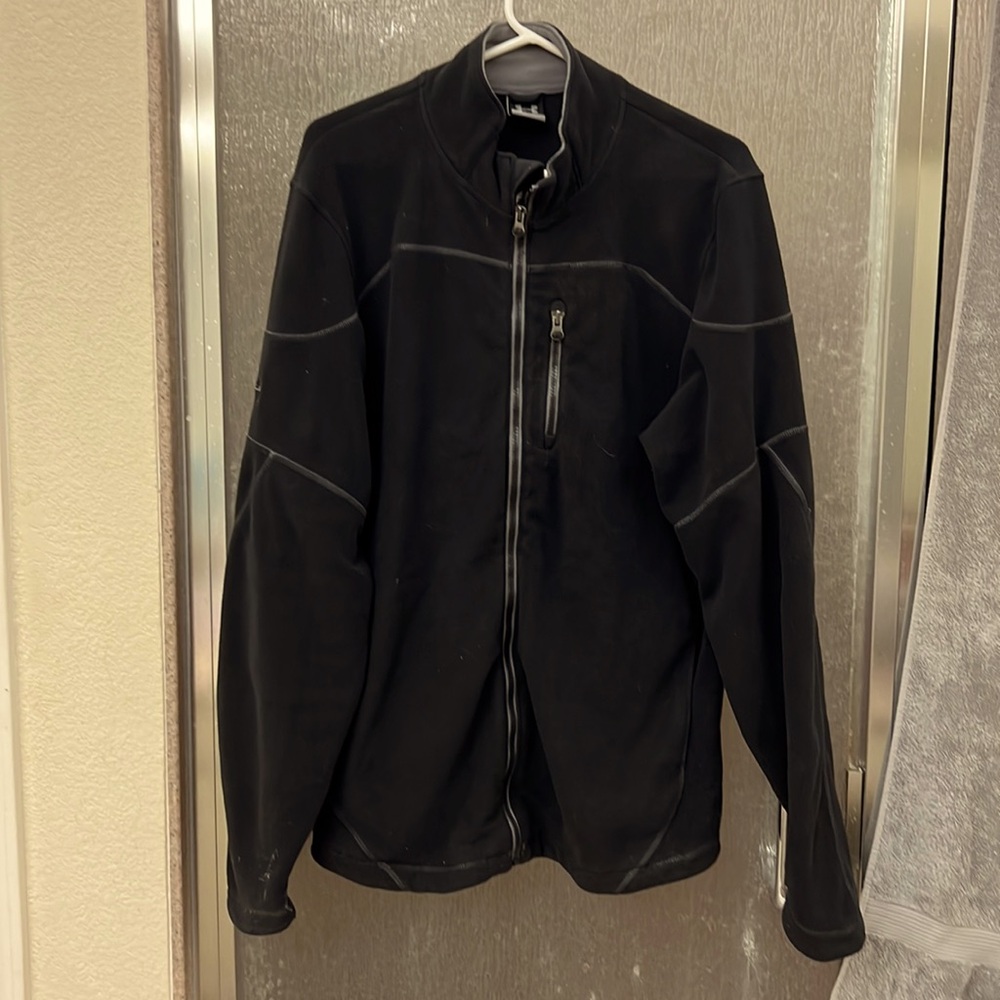 Under Armour Black fleece jacket. Size Large.